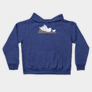 Australia's Sydney Opera House Geo Kids Hoodie